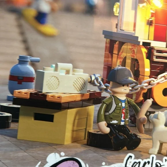 Chili Dog Trailer Stand Lego - Like Building Set - Picture 9 of 9